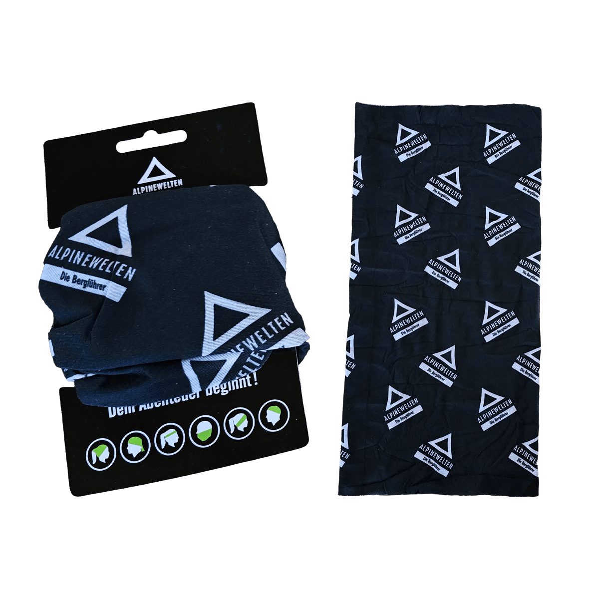 Multifunktionales Schlauchtuch - Halstuch - Stirnband