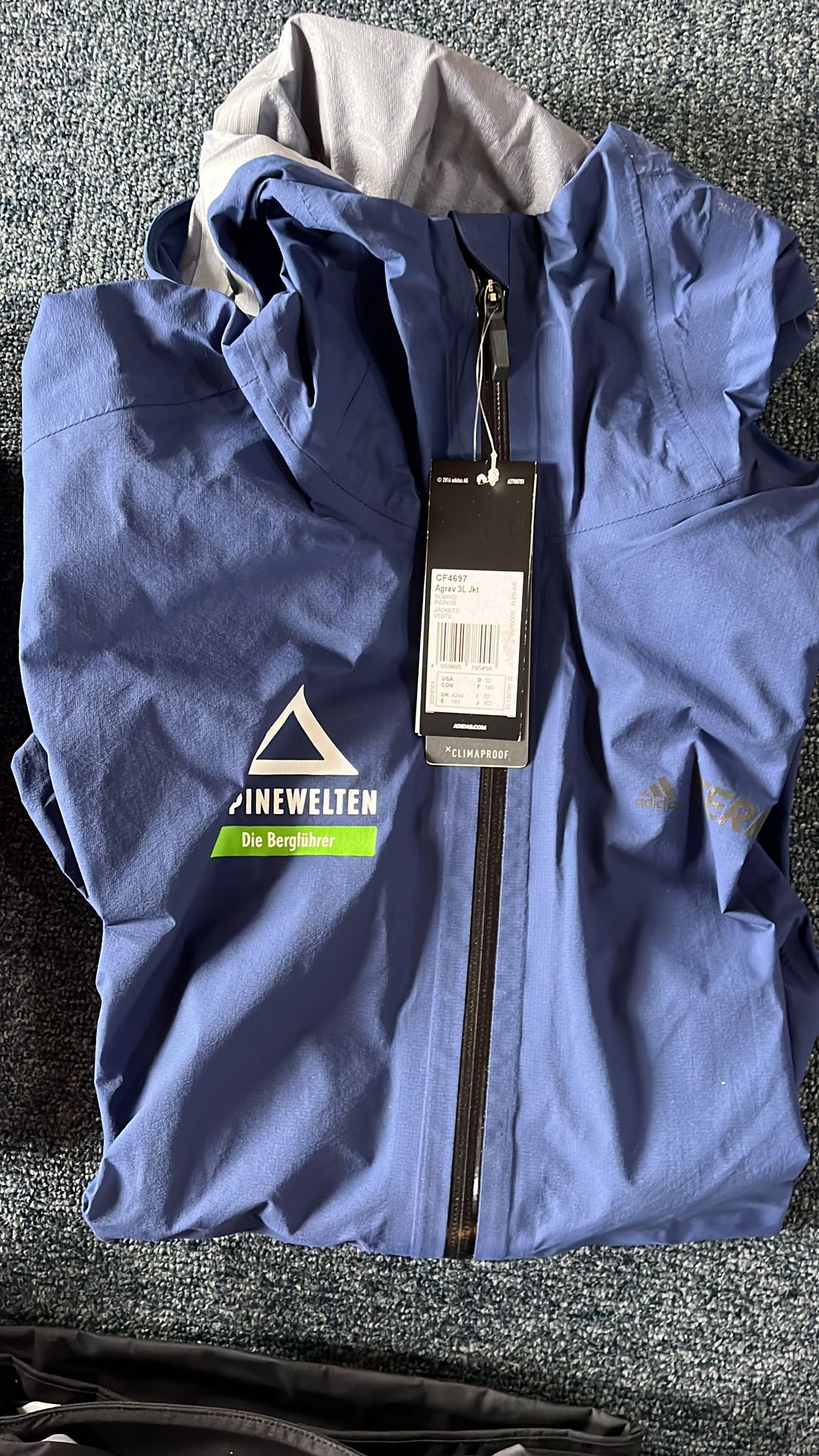 Agrav 3L Jkt Dunkelblau